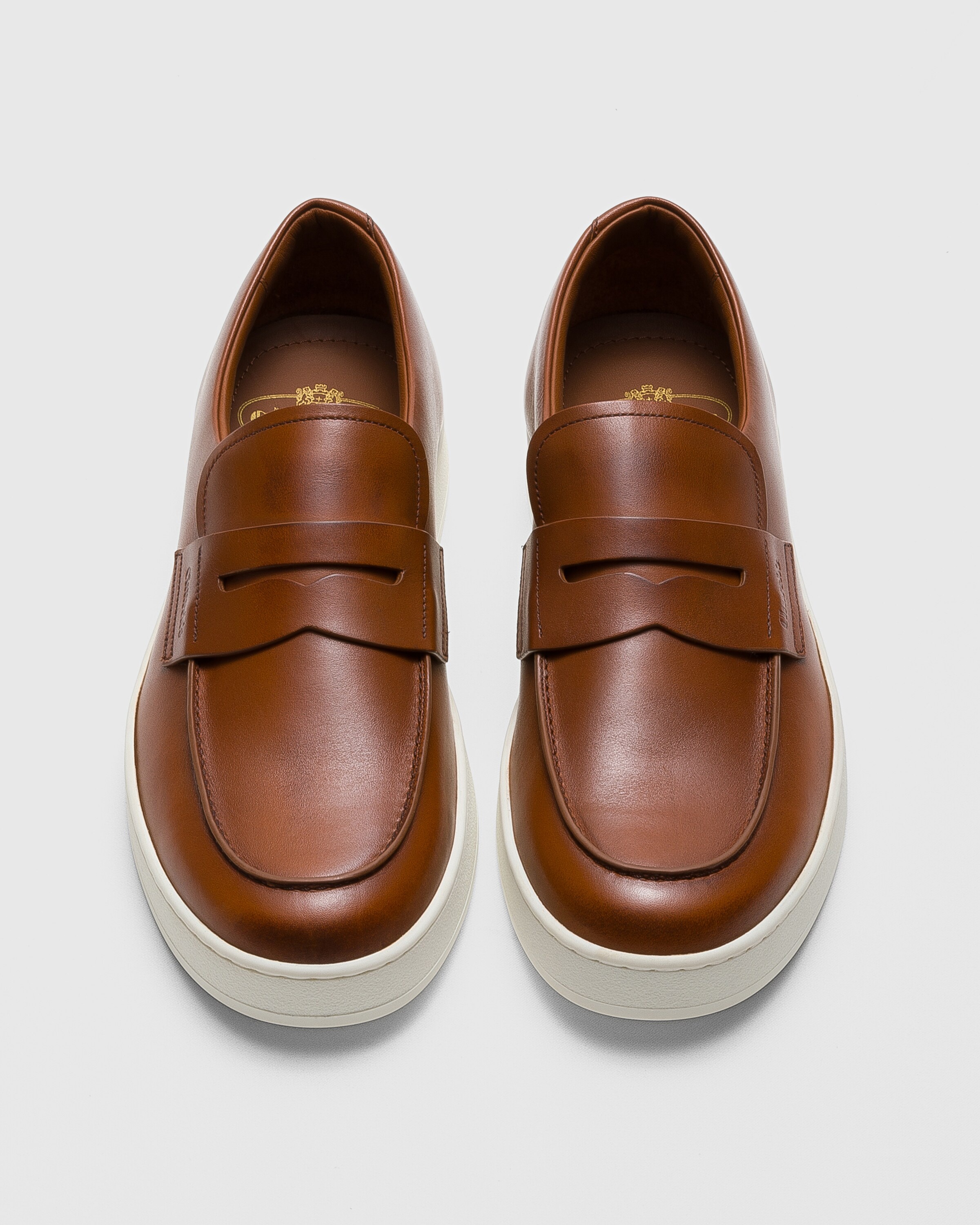 Natural Calf Loafers - 5