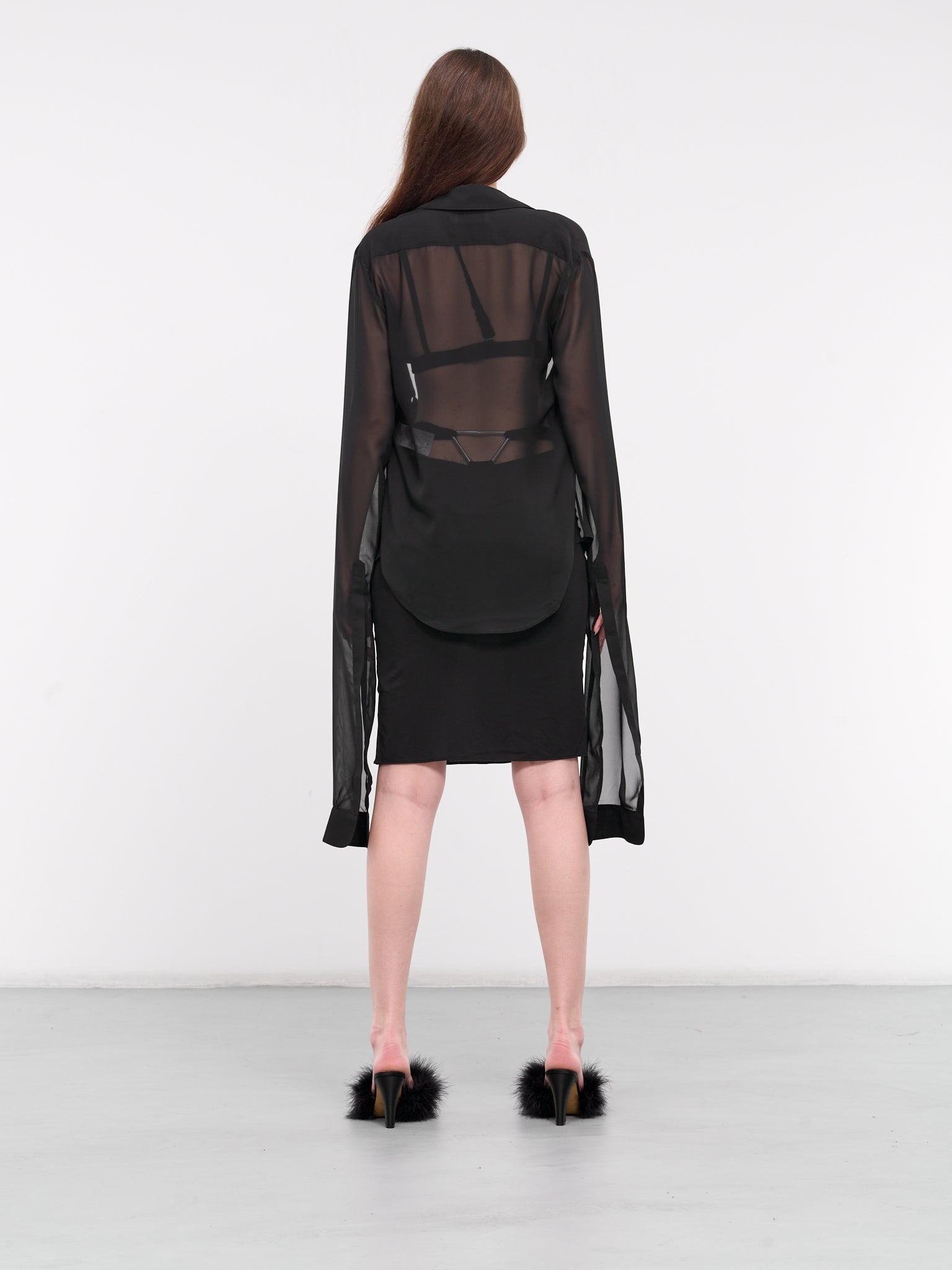 Elongated Sleeves Shirt - 3