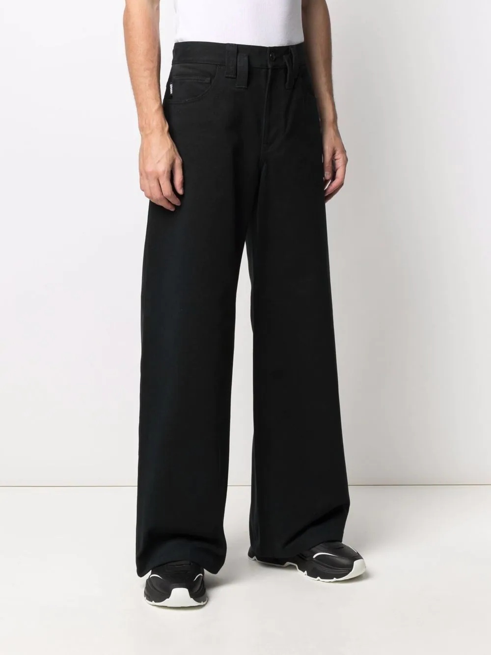 Greca-accent oversized trousers - 3