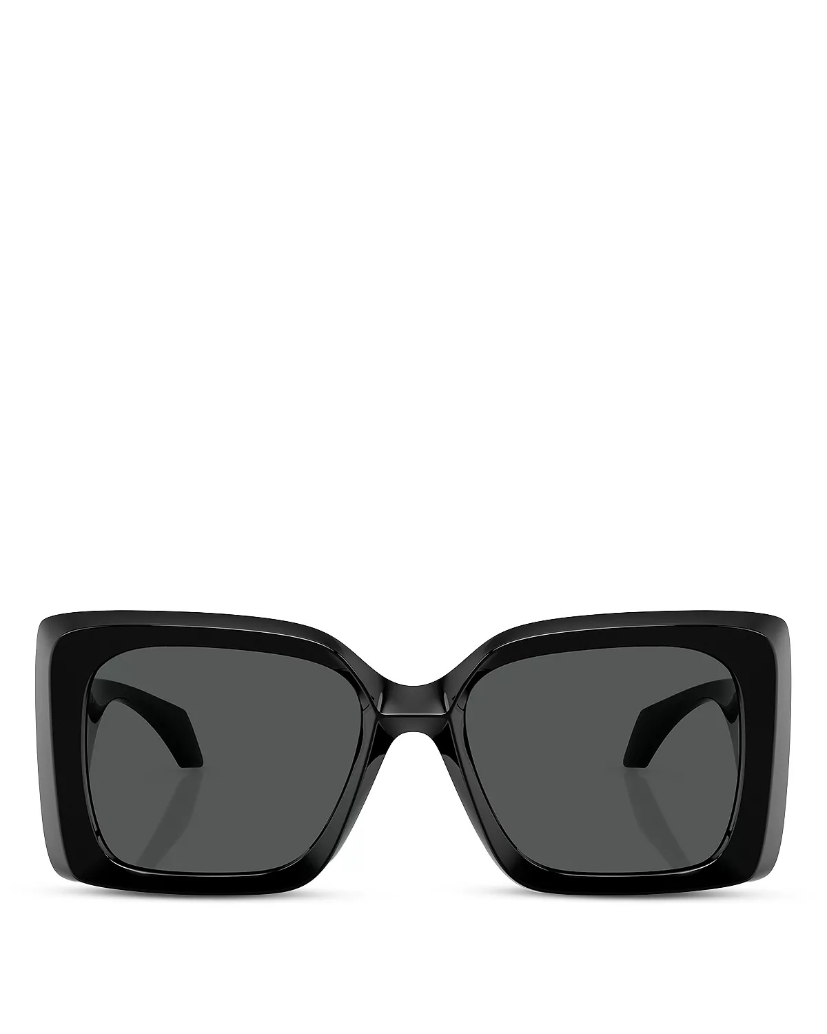 Medusa Plaque Square Sunglasses, 54mm - 2