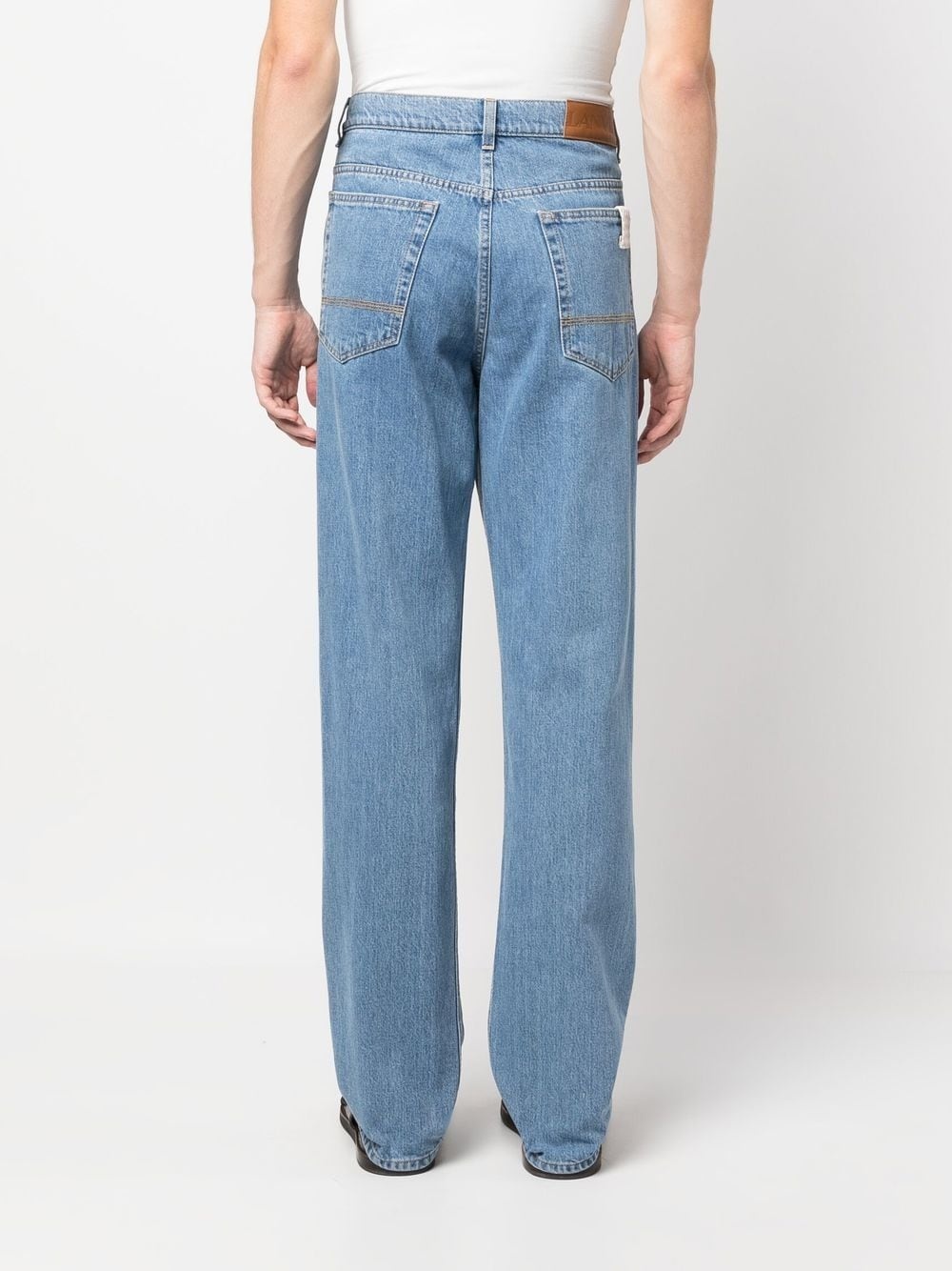 straight leg jeans - 6