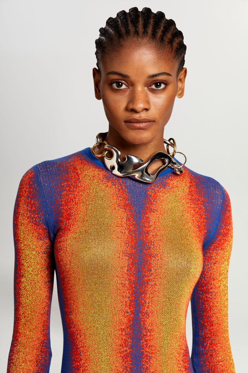 Gradient Knit Maxi Dress 3