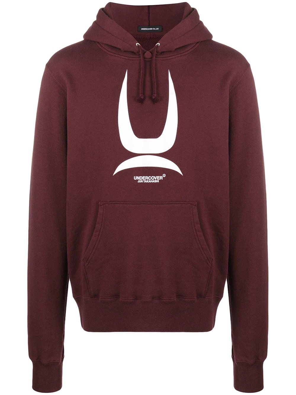 logo drawstring hoodie - 1