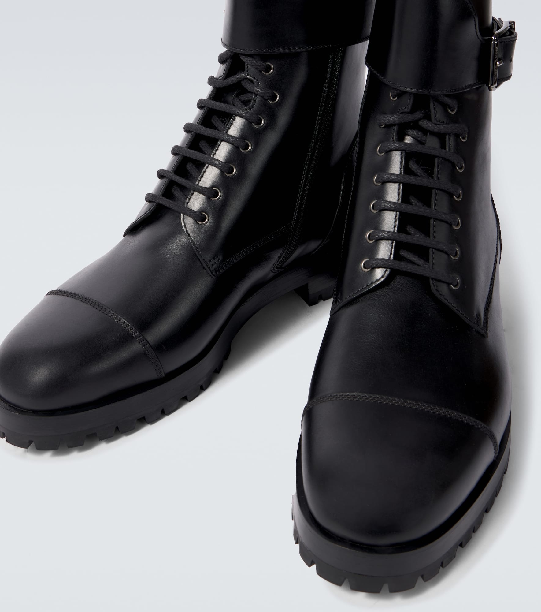 Buloko leather combat boots - 2