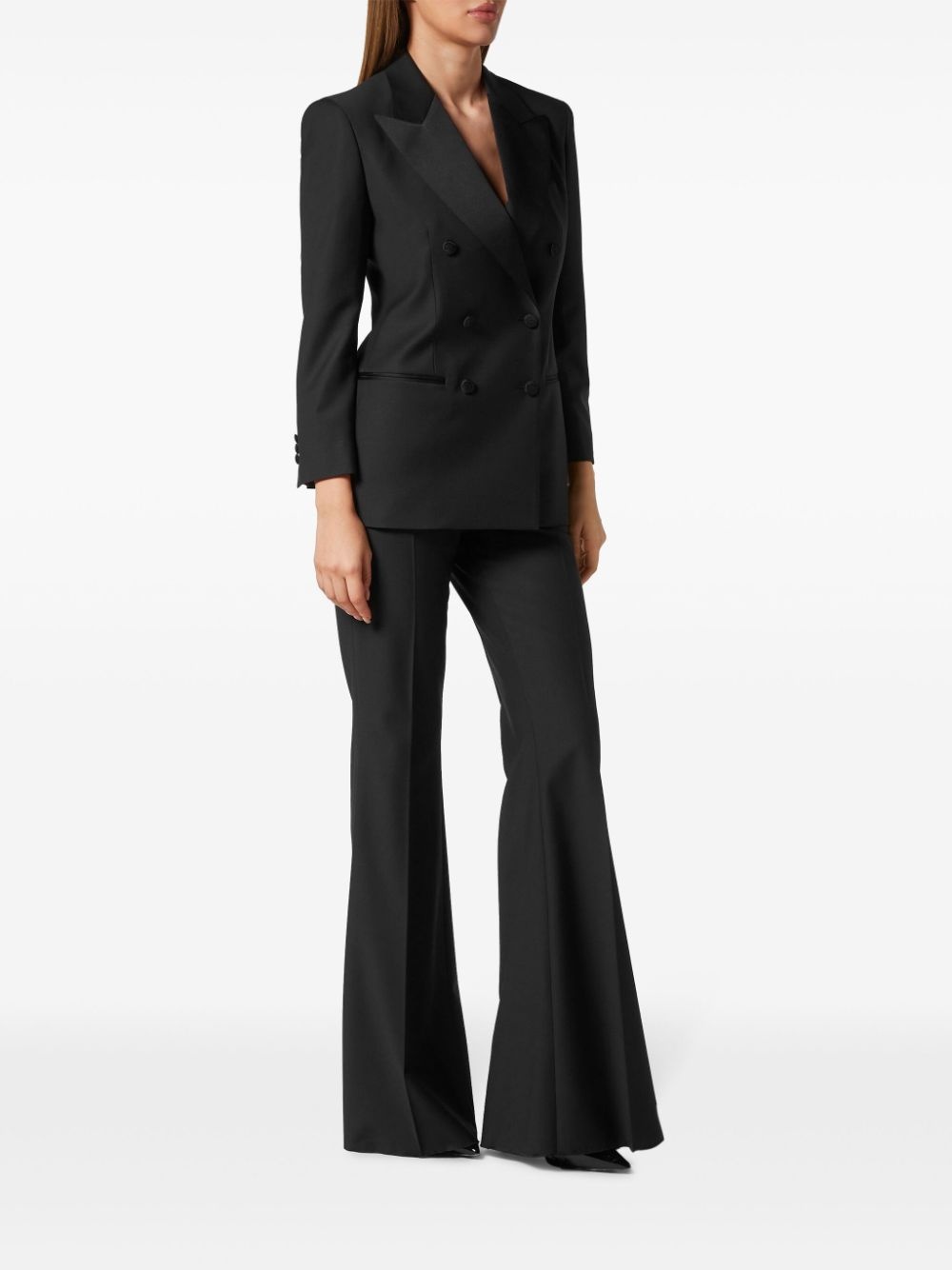 peak-lapels double-breasted blazer - 2