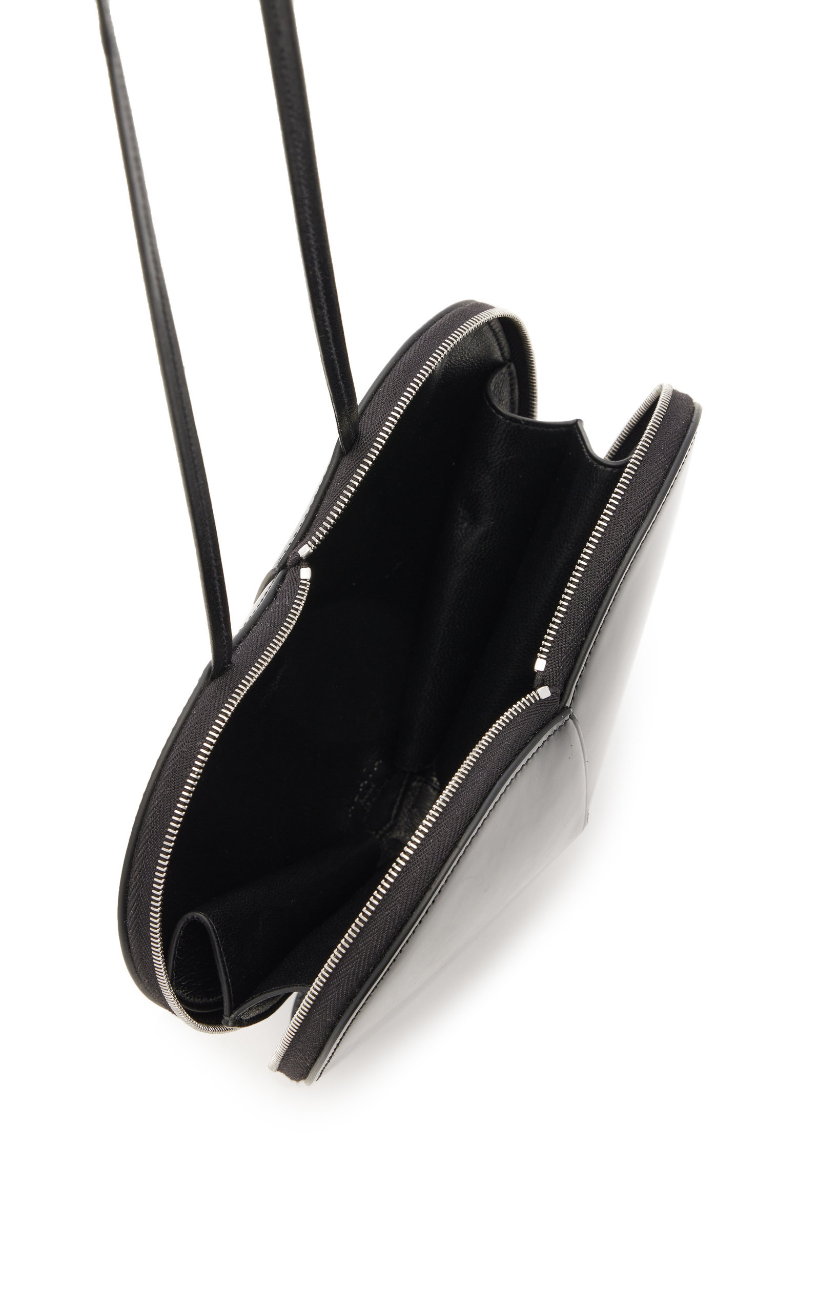 Le Coeur Patent Leather Crossbody Bag black - 4
