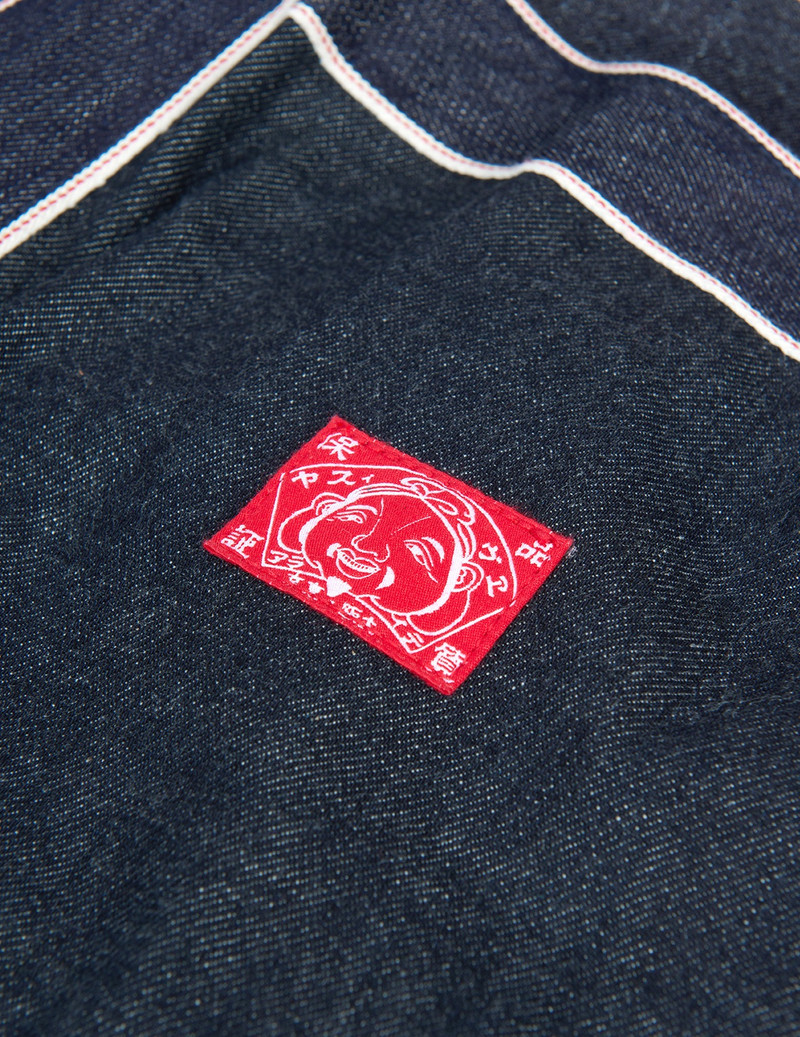 SEAGULL EMBROIDERED POCKET LARGE DENIM TOTE BAG 4