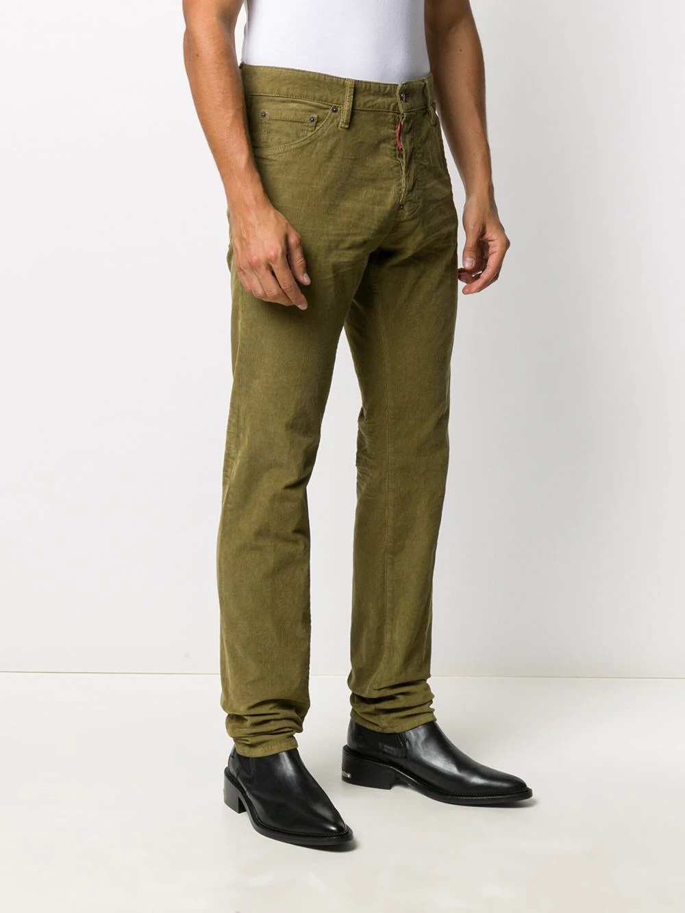 straight-fit corduroy trousers - 3