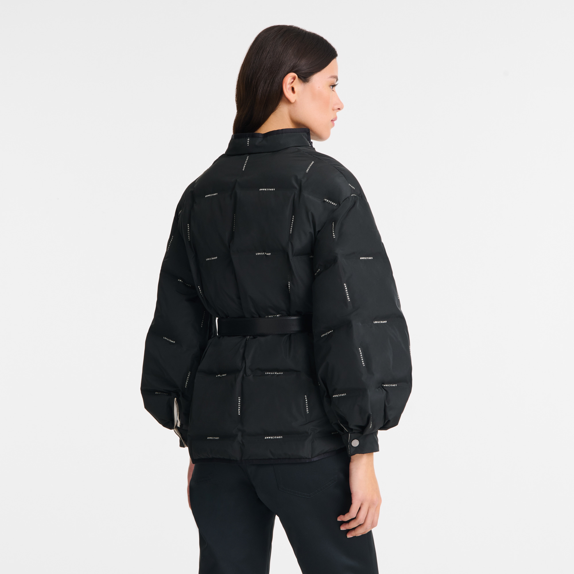 Black - Quilted techno-taffeta - 5