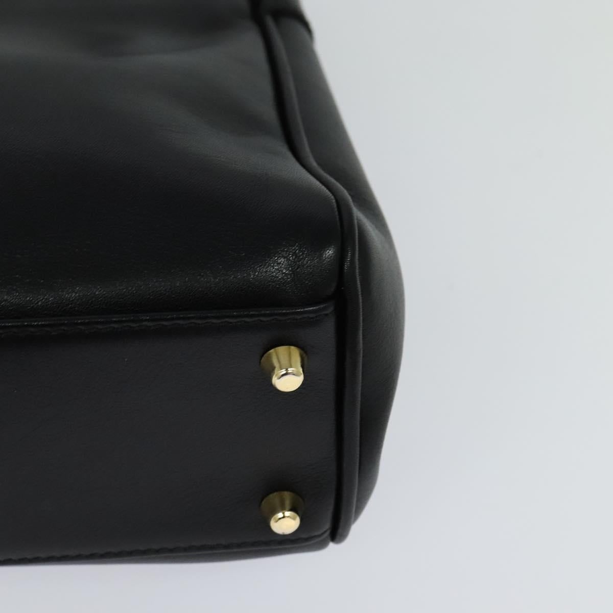 Burberry Hand Bag Leather Black - 16