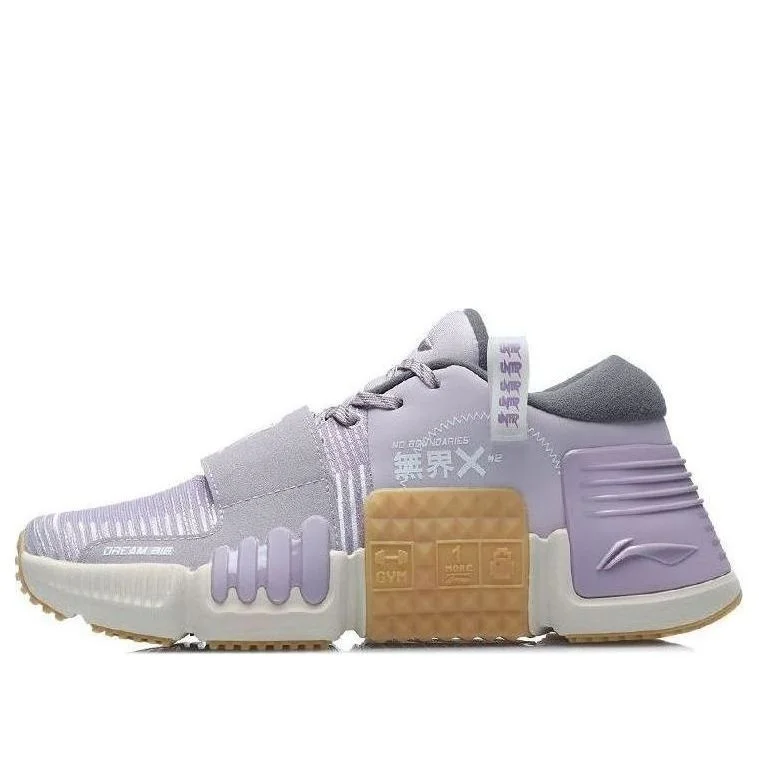 (WMNS) Li-Ning No Boundaries X Training Shoes 'Lilac Grey' AFPR004-2 - 1