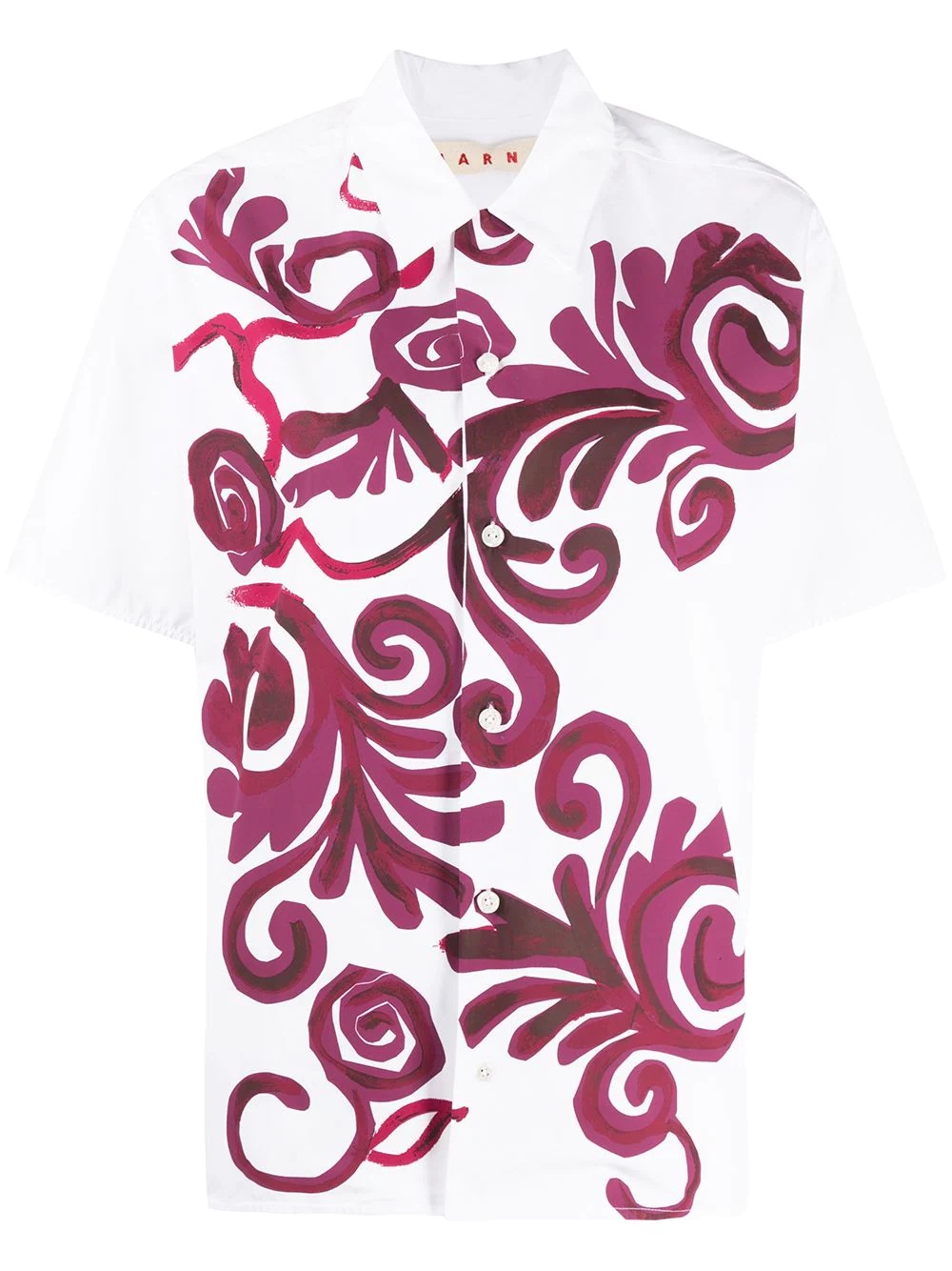 printed short-sleeve shirt - 1