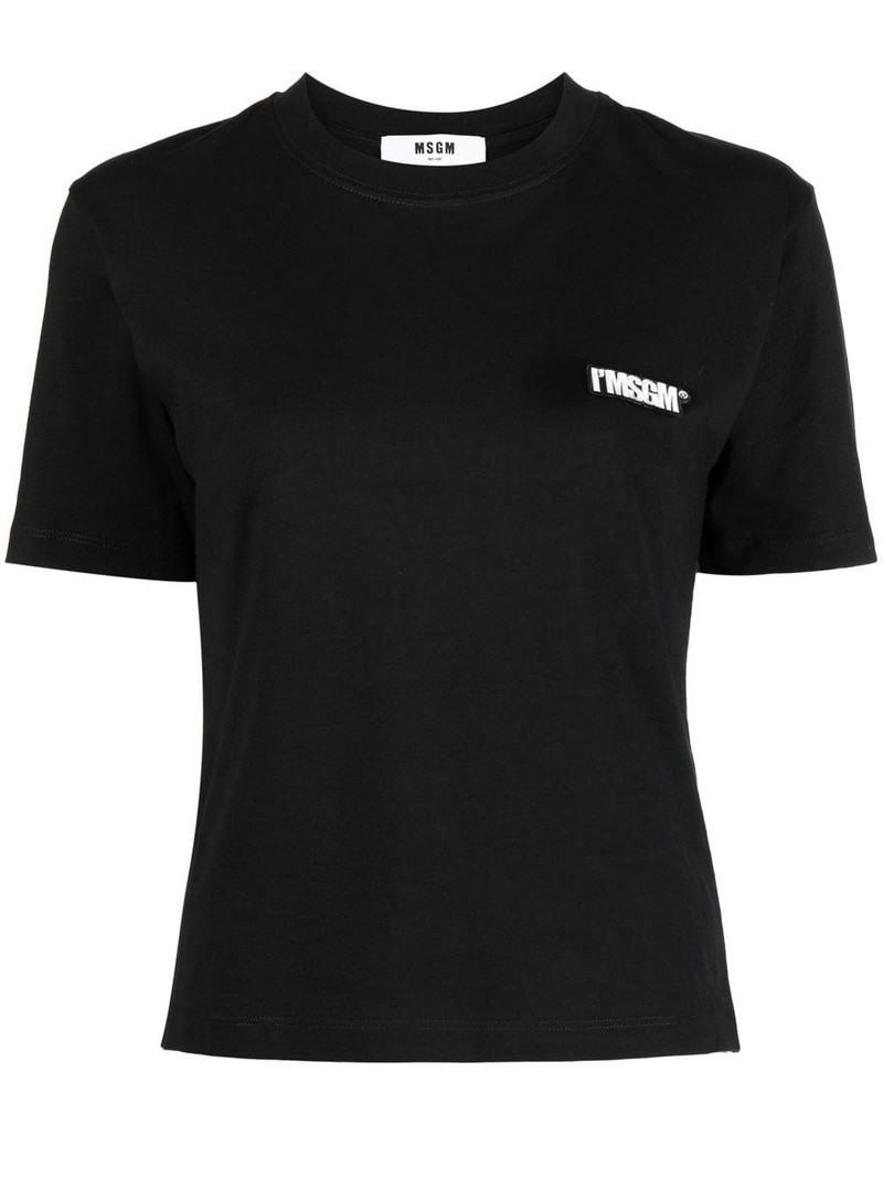 logo-patch short-sleeve T-shirt 1