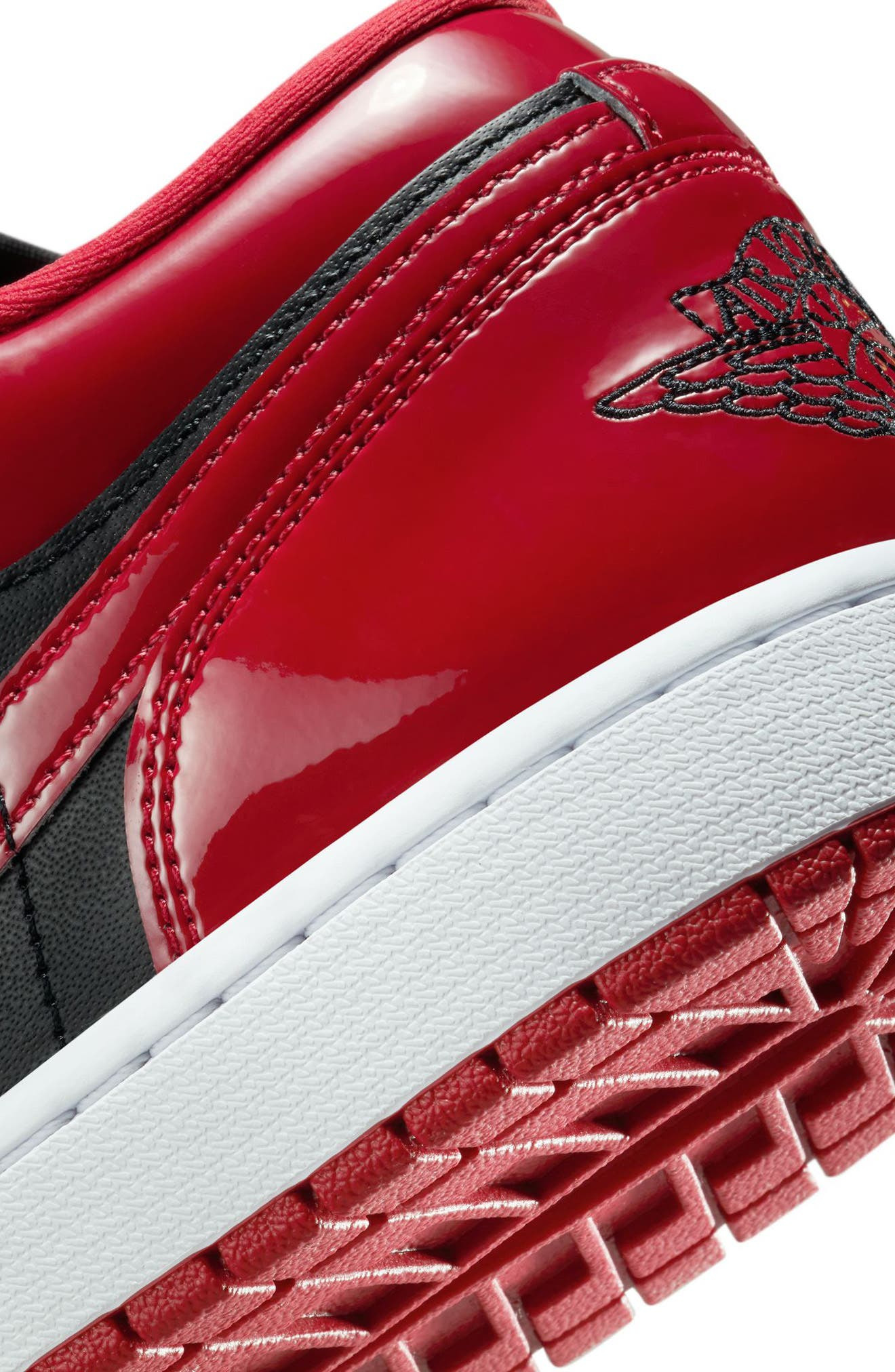 Nike Air Jordan 1 Low SE Sneaker in Black/Varsity Red at Nordstrom - 8