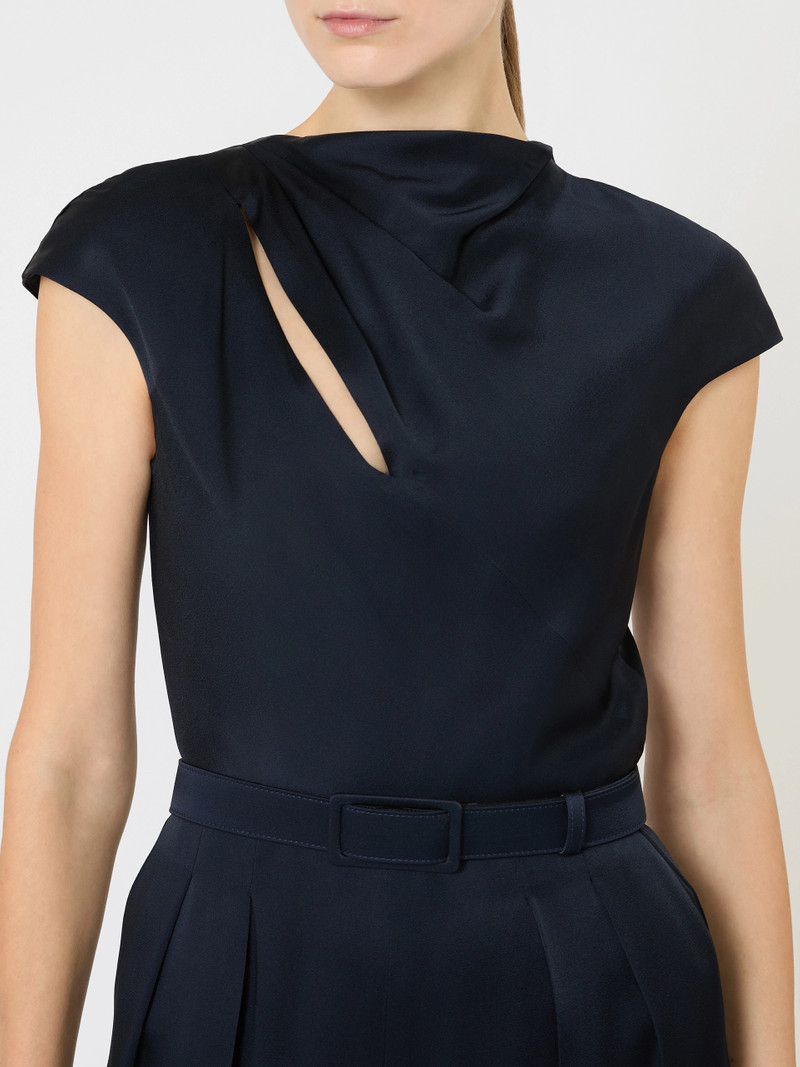 VESPA Envers satin jumpsuit - MIDNIGHTBLUE 5