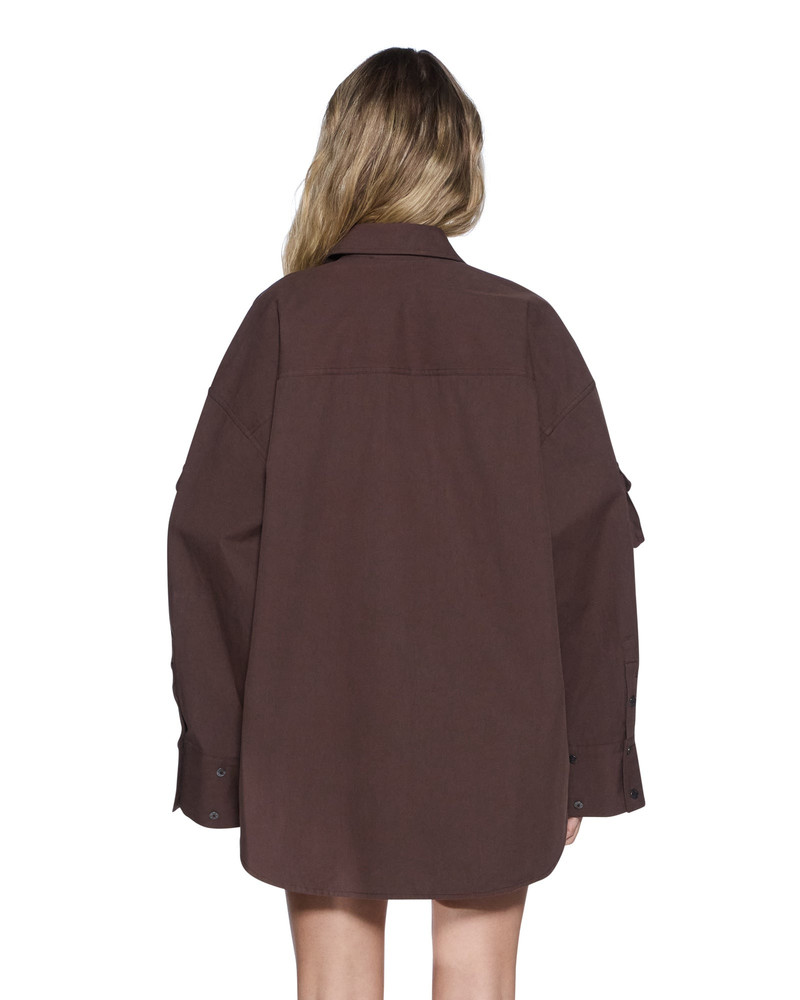 ASTRA LS CARGO SHIRT CHOCOLATE 4