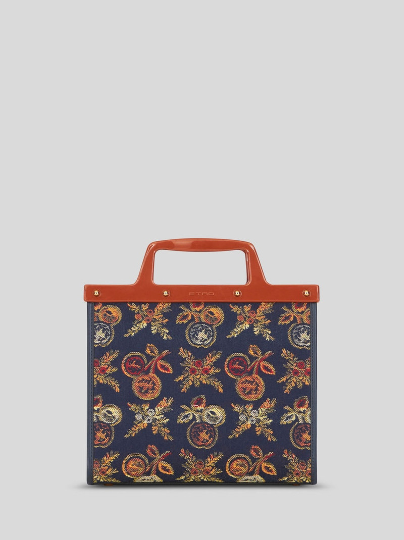 SMALL JACQUARD LOVE TROTTER BAG WITH APPLE PATTERN 3