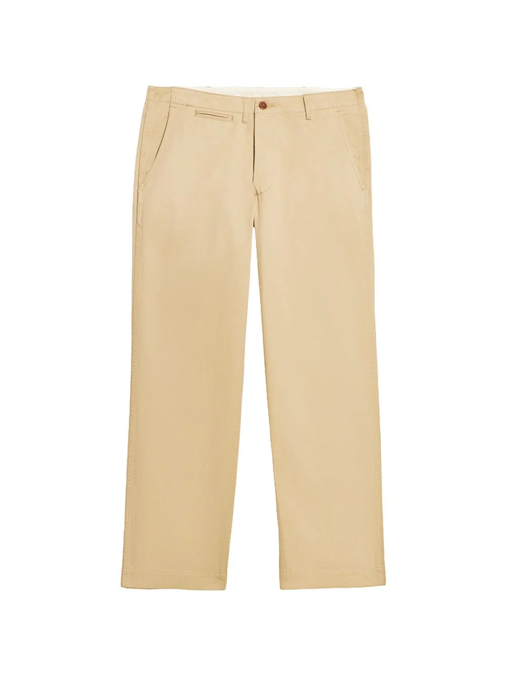welt-pocket chino trousers - 1