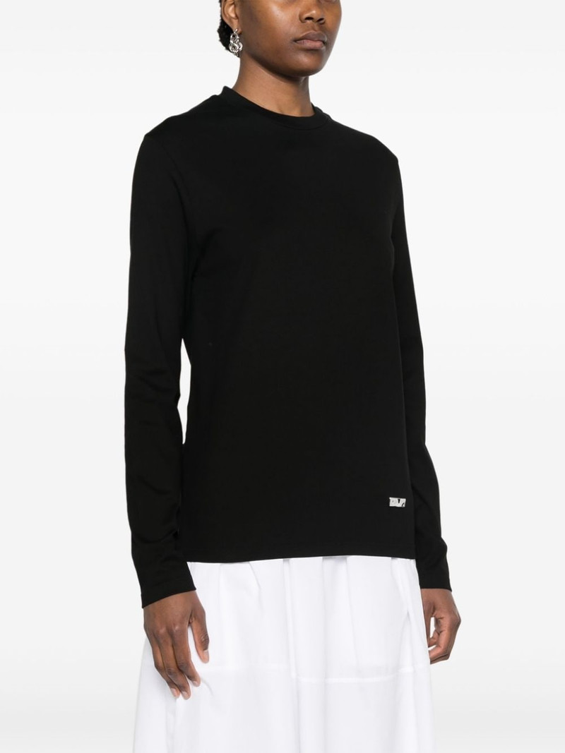 logo-plaque cotton T-shirt 3