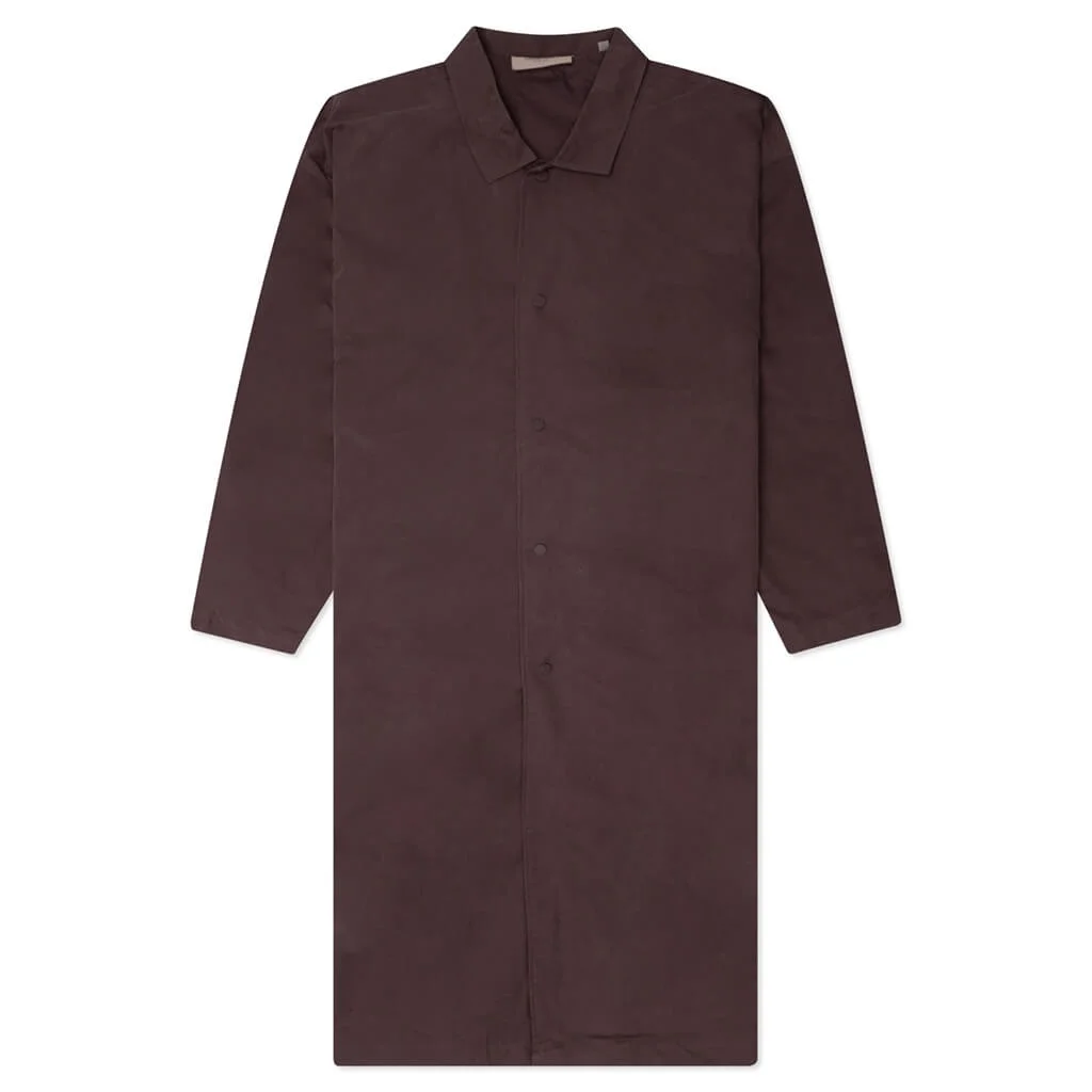 LONG COAT - PLUM - 1