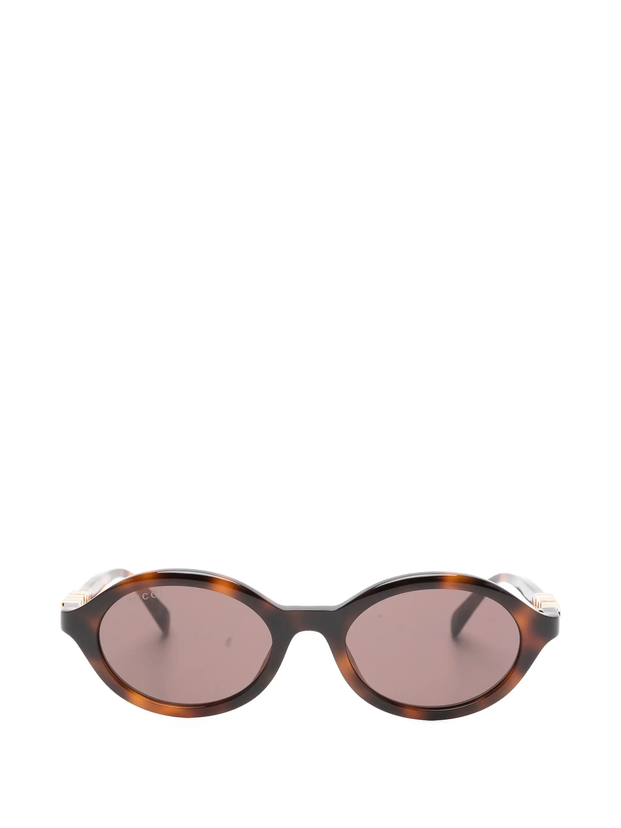 Gucci Logo Oval-frame Sunglasses - 1