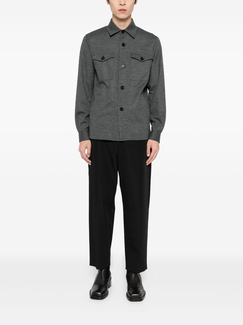 Harris Wharf London wool shirt jacket outlook