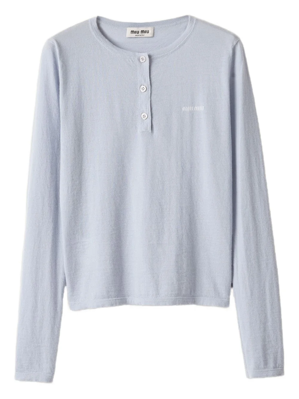 Henley cashmere T-shirt - 1