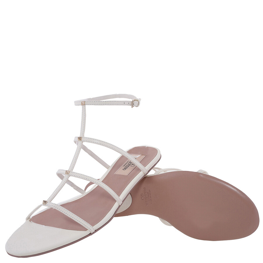 Valentino Rockstud Wispy Embellished Leather Sandals - 2