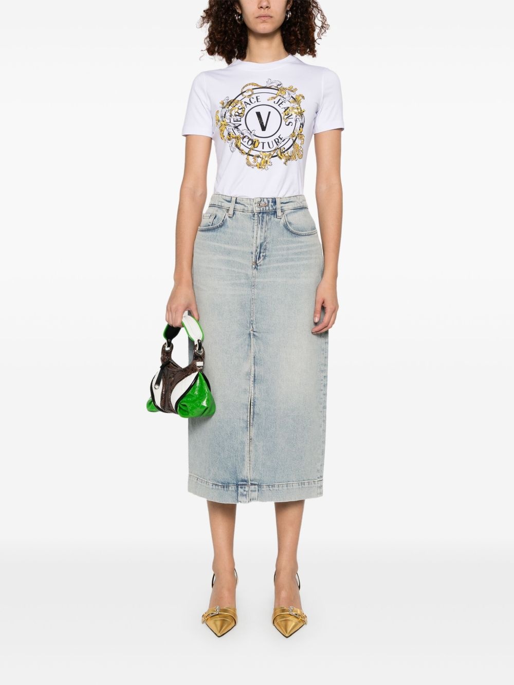 logo-print T-shirt - 2