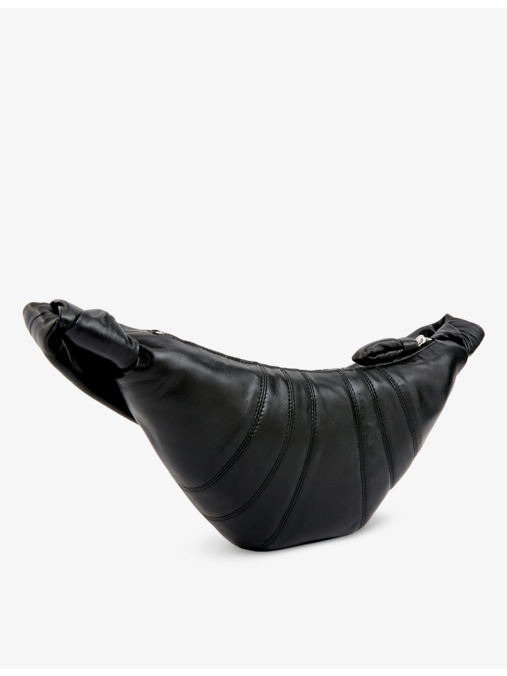 Croissant small leather cross-body bag - 3