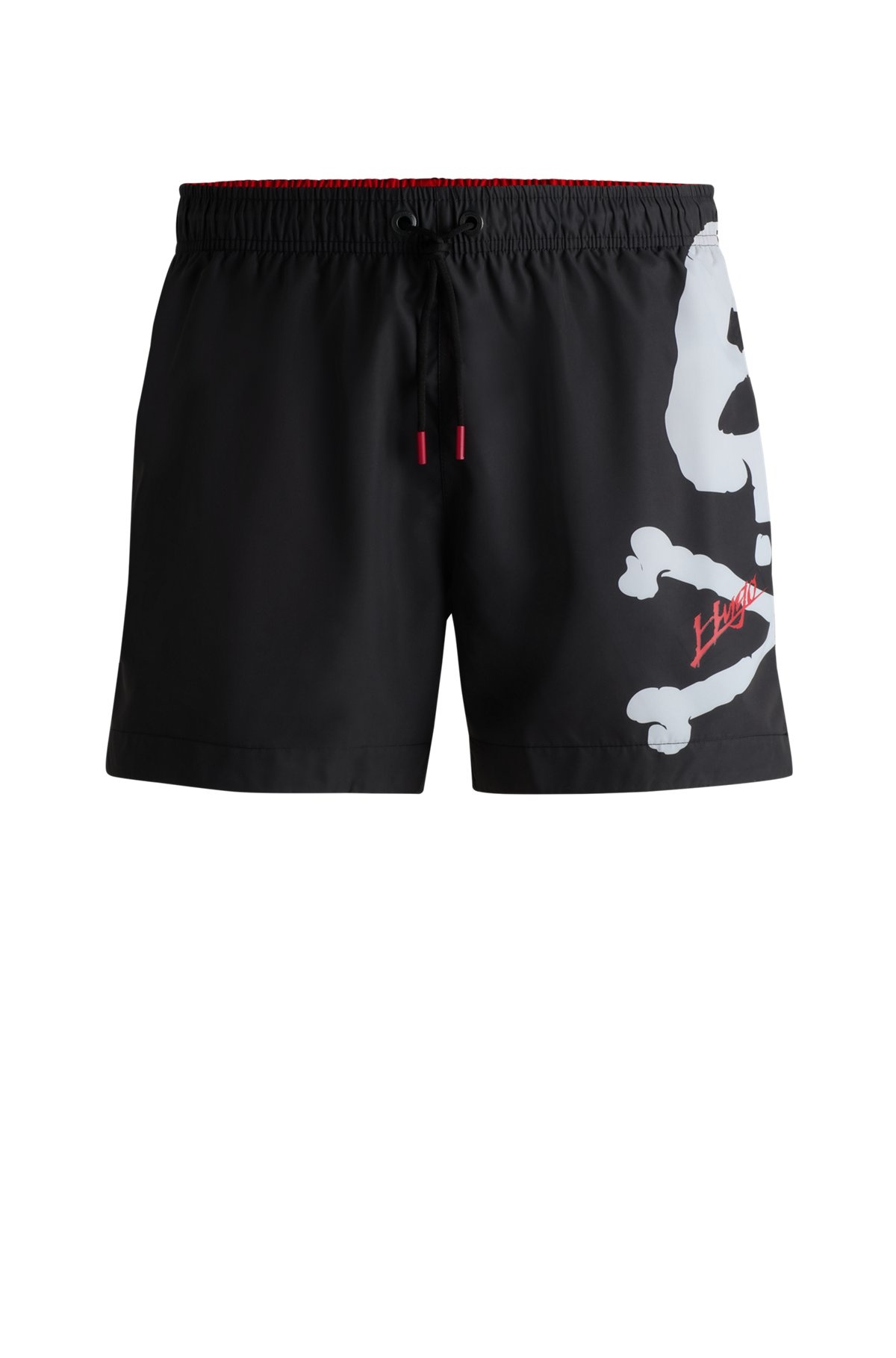 LOGO-DETAIL SWIM SHORTS WITH SEASONAL GRAPHIC PRINT - 1