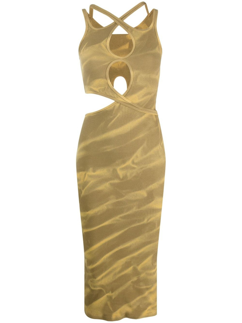 abstract-print midi dress 1