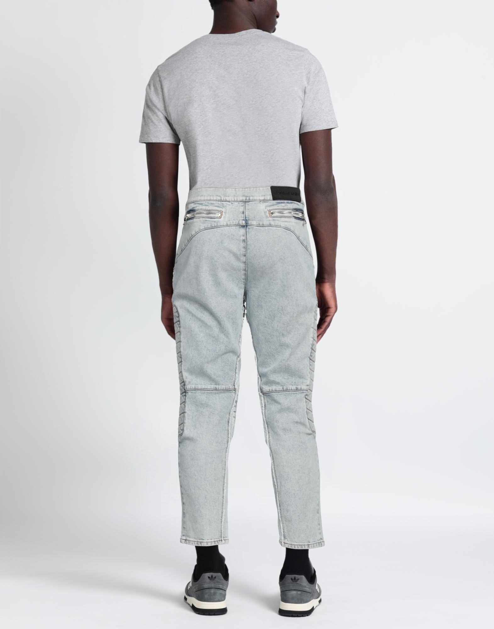 Blue Men's Denim Pants - 3