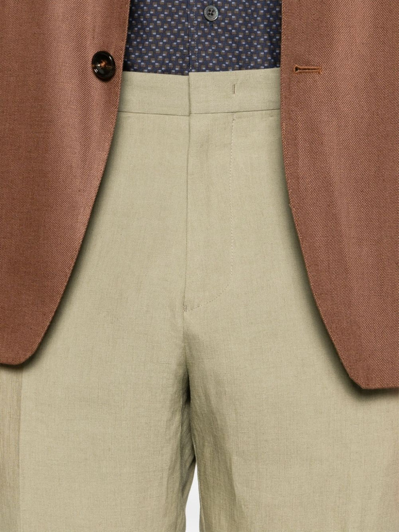linen tapered trousers 5