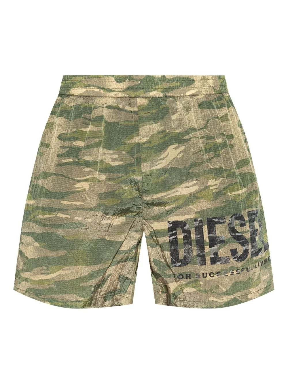 logo-print swim shorts - 1