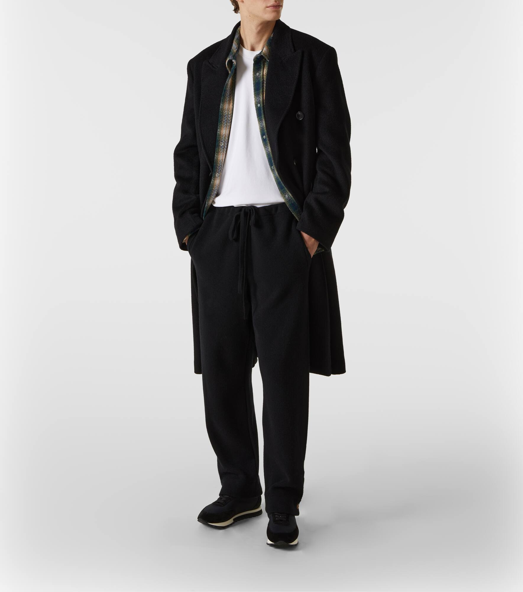 Knitted cashmere straight pants - 2