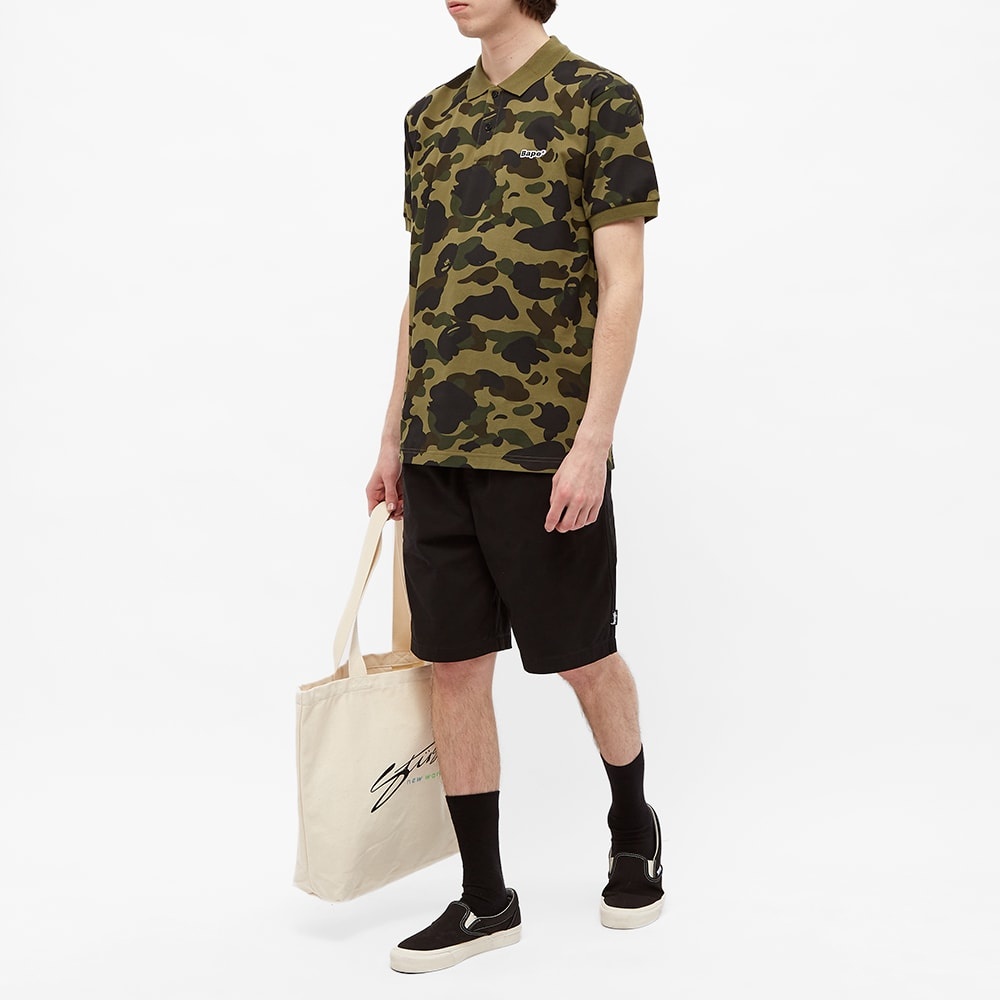 A Bathing Ape 1st Camo Bape Patched Polo - 6