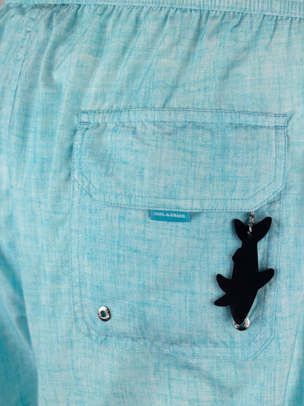 logo-plaque swim shorts - 4