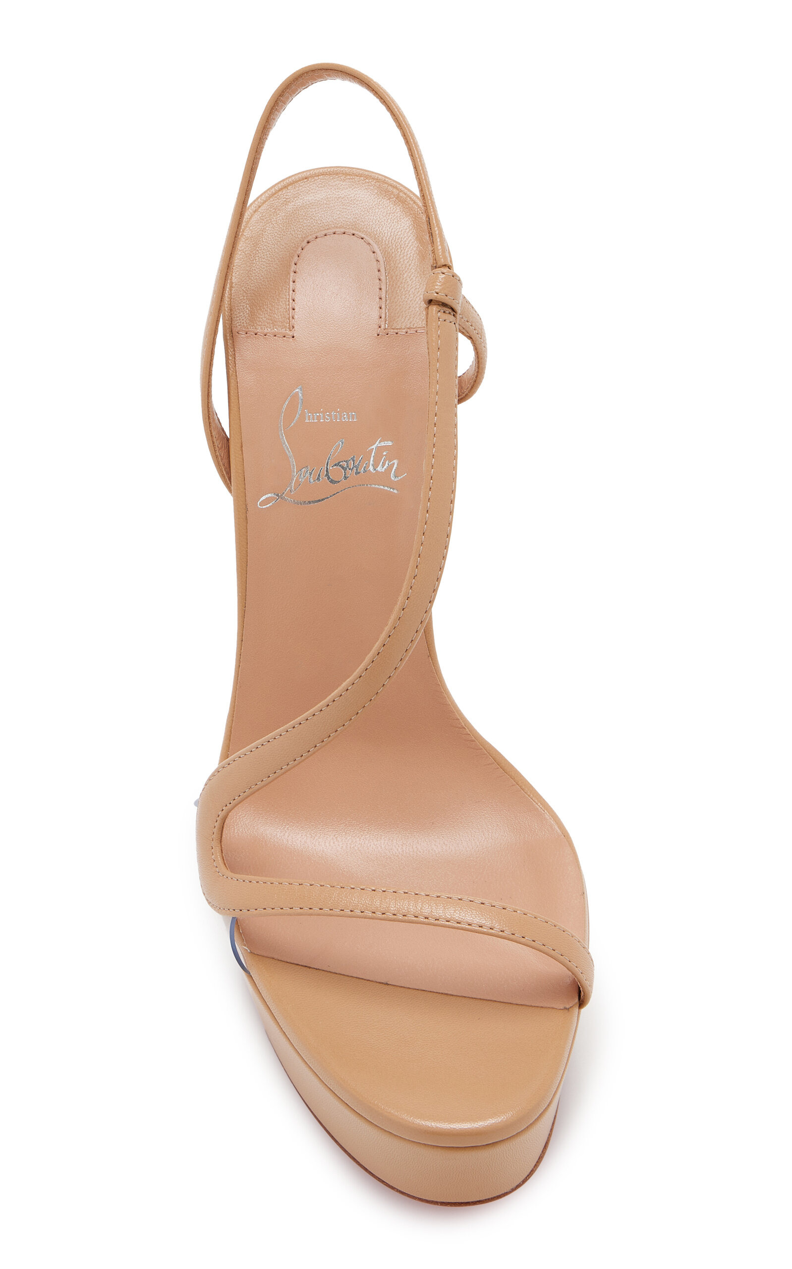 Rosalie 150 Leather Platform Sandals neutral - 3