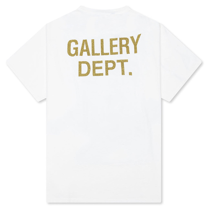 GALLERY DEPT. OCT BIKER DOG TEE - LIGHT ARCHIVAL WHITE outlook