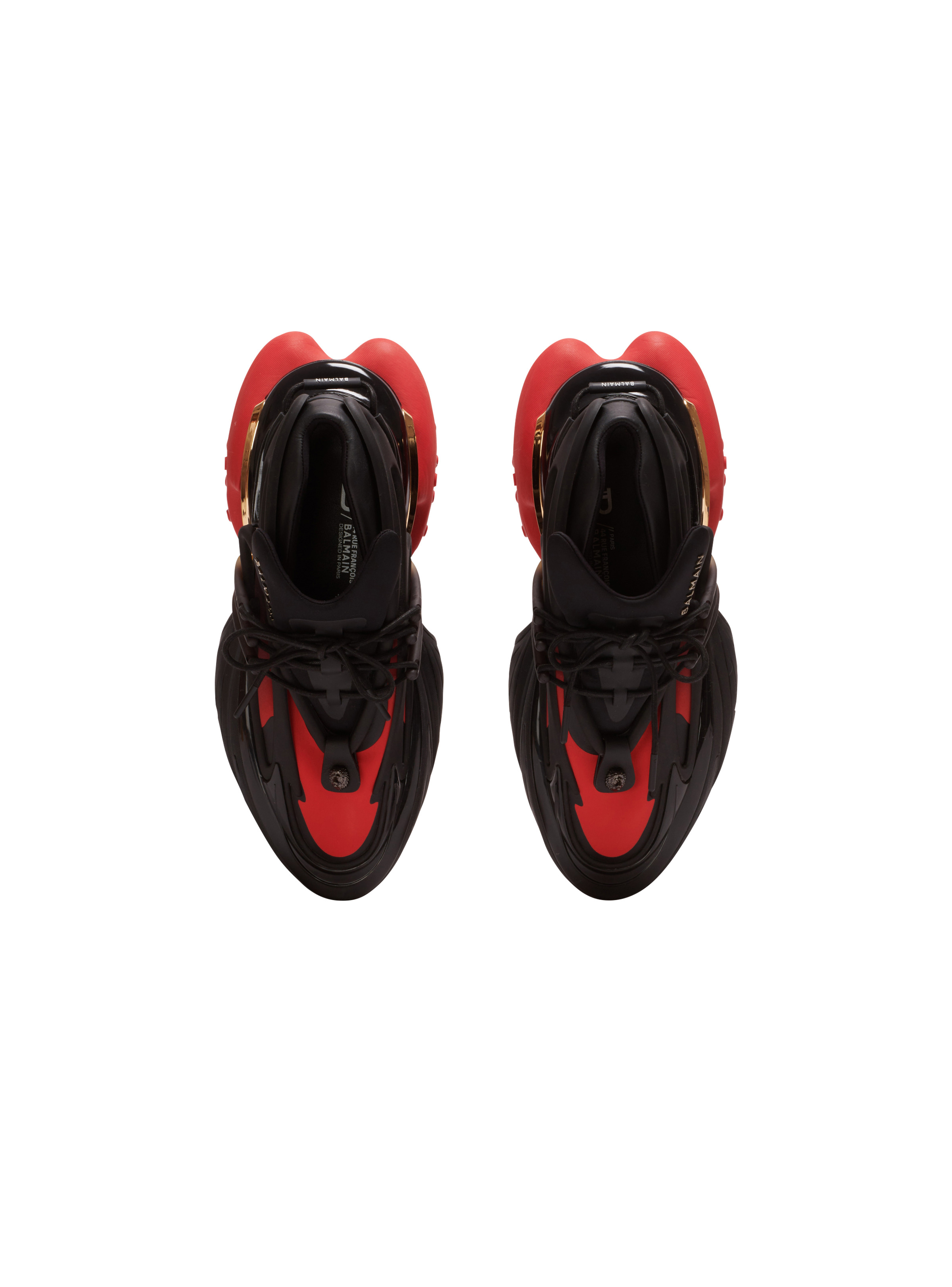 Unicorn low-top trainers in neoprene and leather - 3