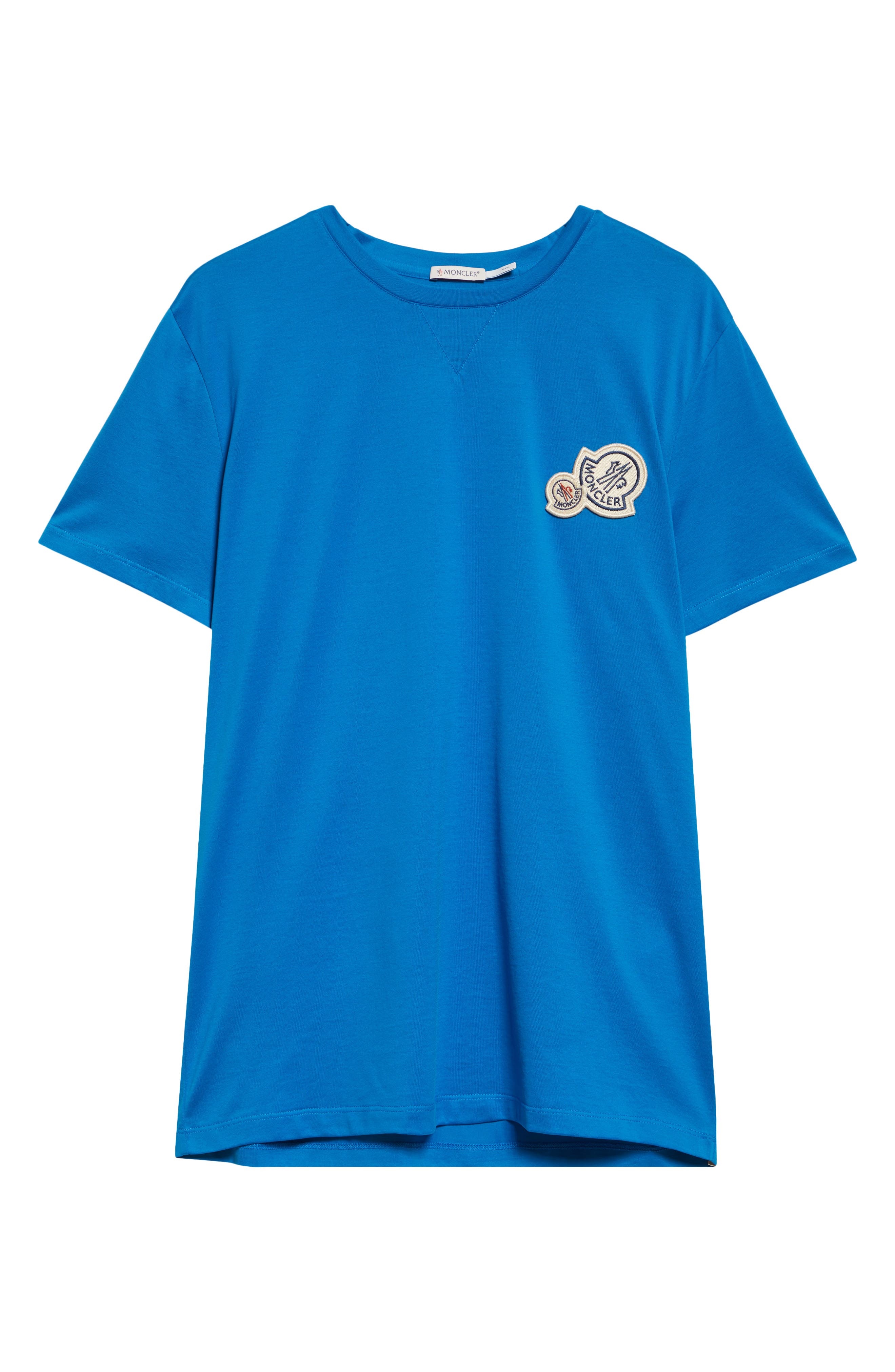 Moncler Logo Patch T-Shirt in Bluette at Nordstrom - 5