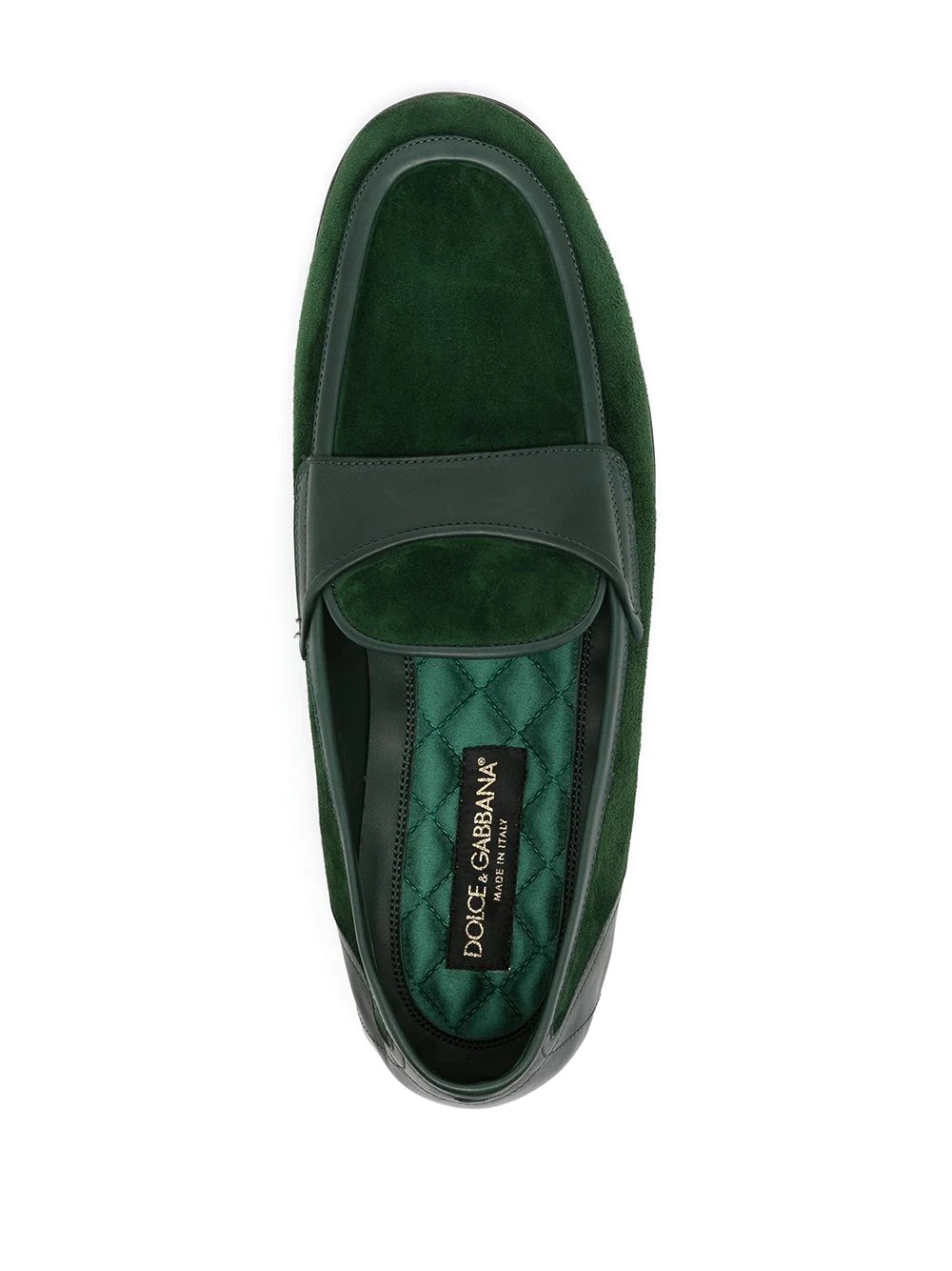 slip-on leather loafers - 4