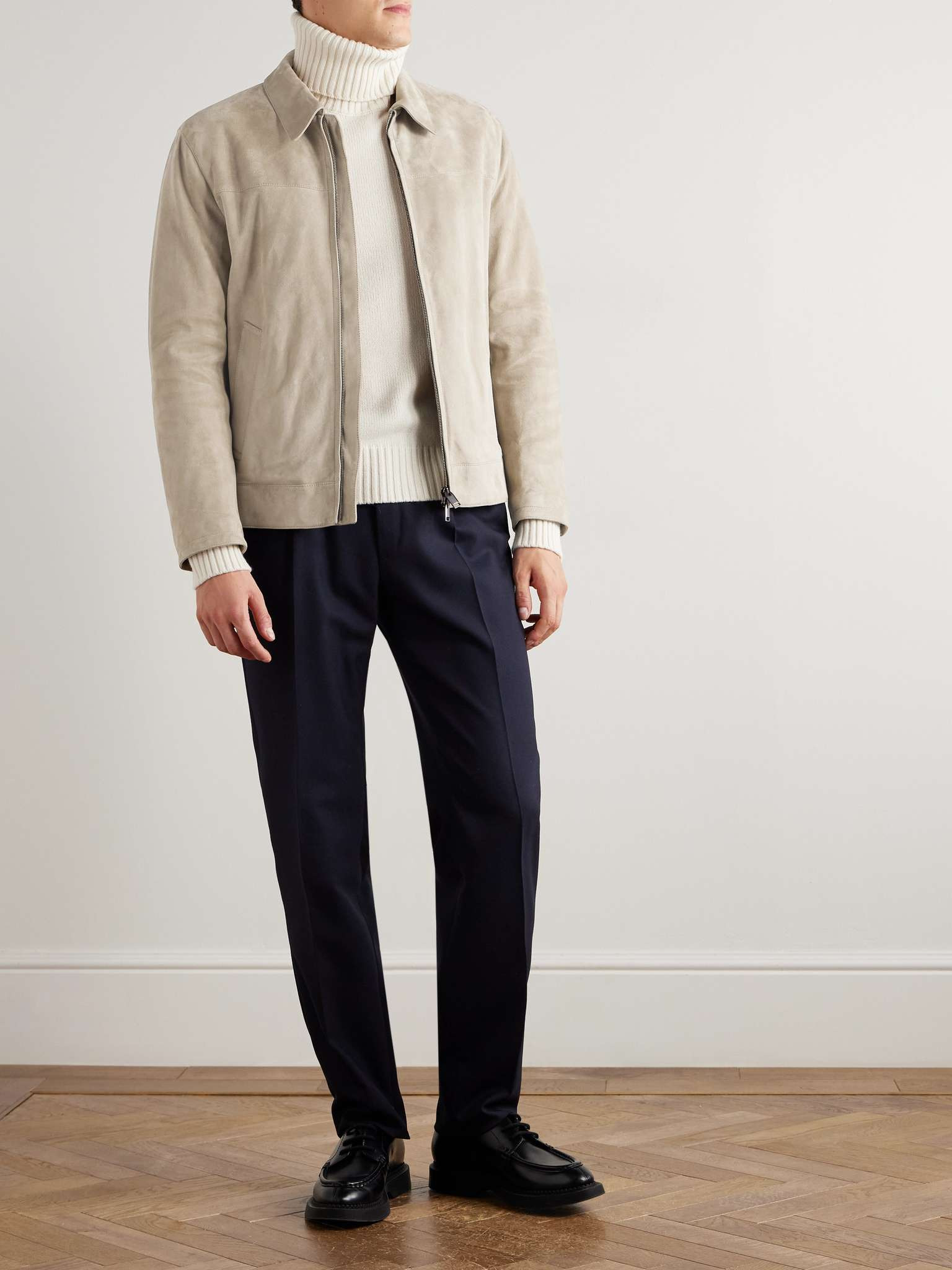 Suede Blouson Jacket - 2
