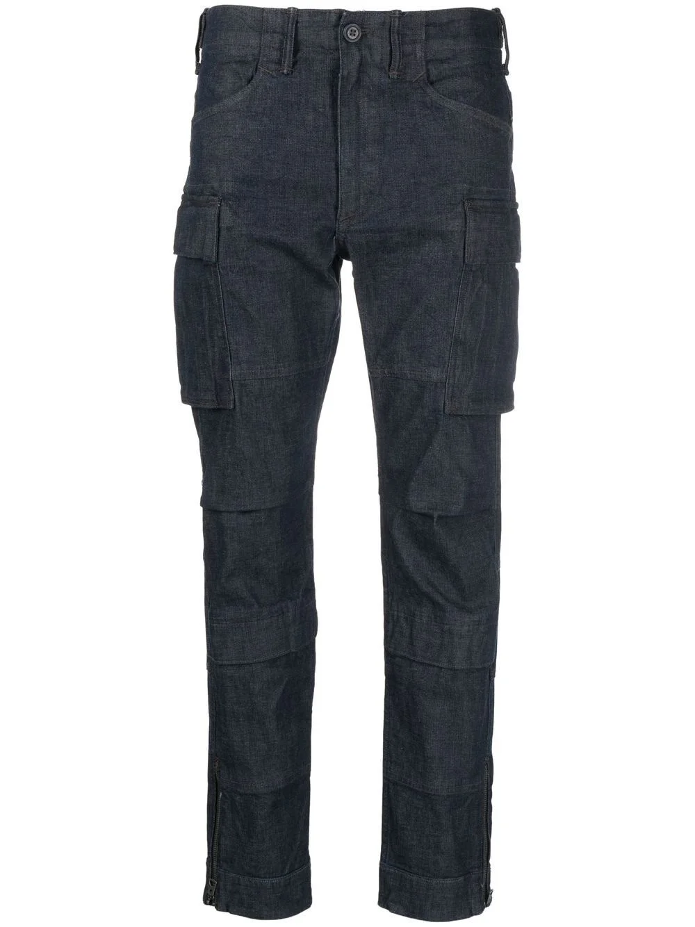 multiple cargo pockets trousers - 1