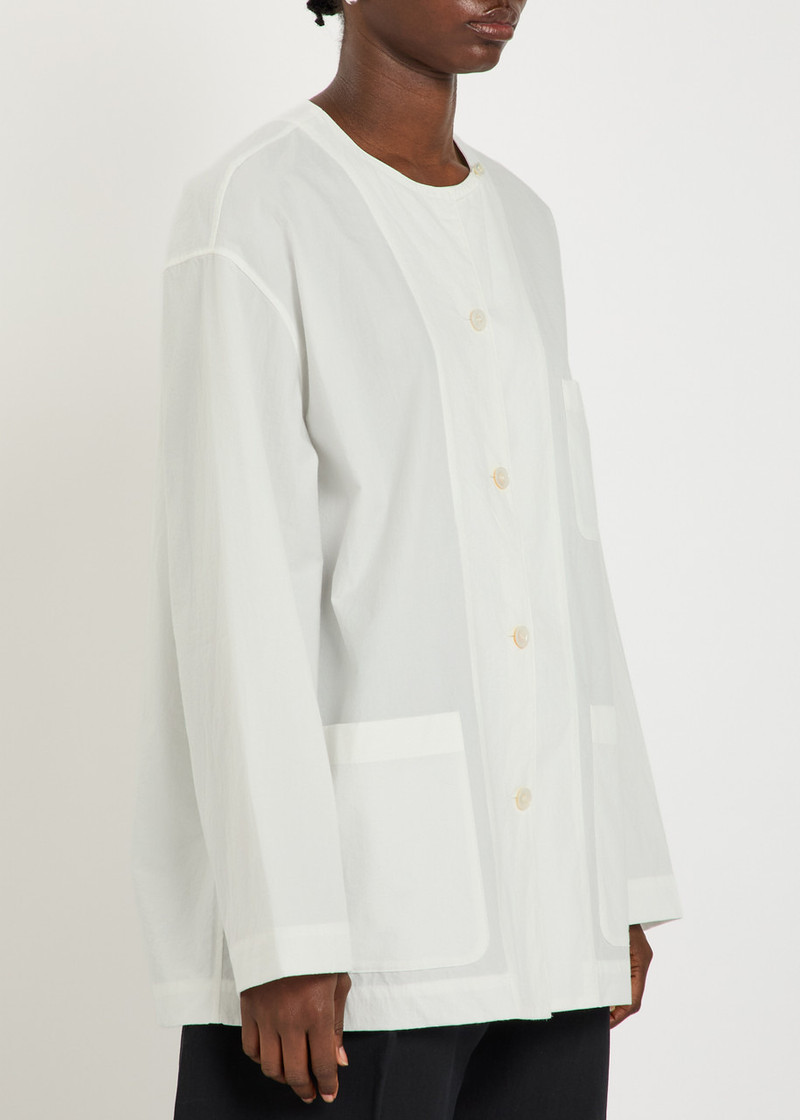 Studio Nicholson Studio Nicholson Patch Pocket Cotton Shirt outlook