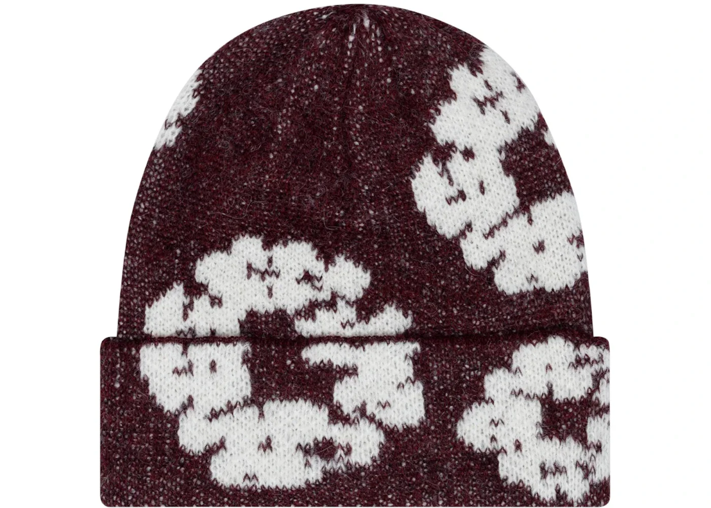 Denim Tears Cotton Wreath Beanie Maroon - 1
