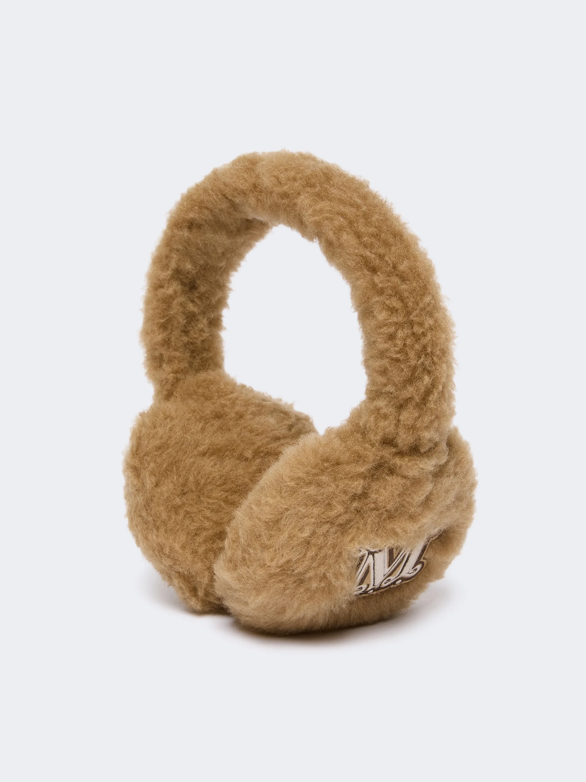 MUFFY Teddy fabric earmuffs - CAMEL - 1