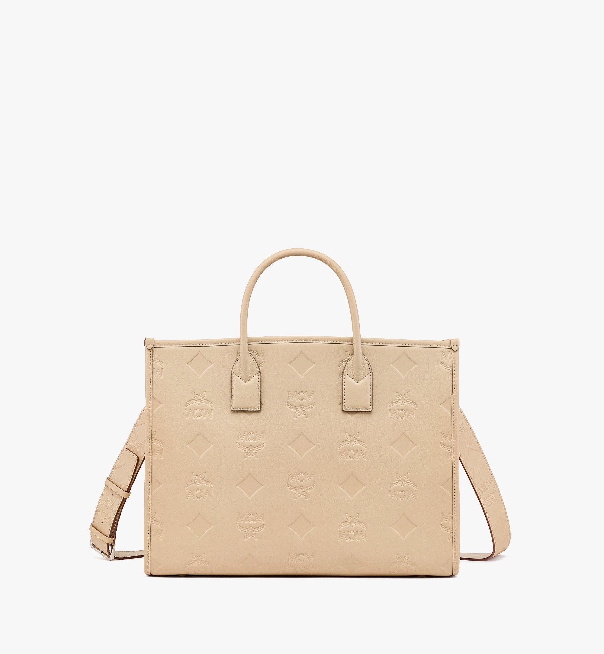 München Tote in Maxi Monogram Leather - 1