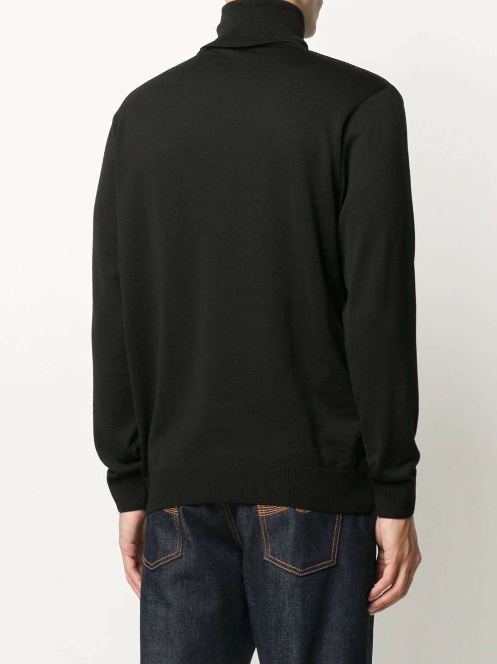 turtleneck virgin wool jumper - 4